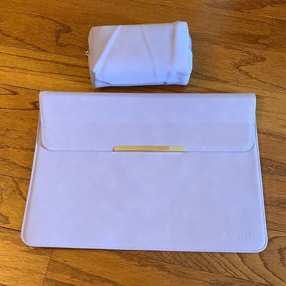 Purple laptop sleeve & pouch NWT - Picture 2 of 10